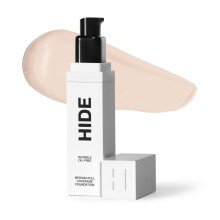 HIDE PREMIUM Fond de Teint Liquide, Fond de Teint Waterproof Multi-Usage, Couvrance Moyenne/Complète
