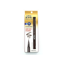 Laflare BOND 3D Eyeliner Adesivo per Ciglia + Eyeliner Asciugatura Rapida Lunga Durata Disegno Sfumato Vegano Senza Glutine Stile Liner Adesivo (