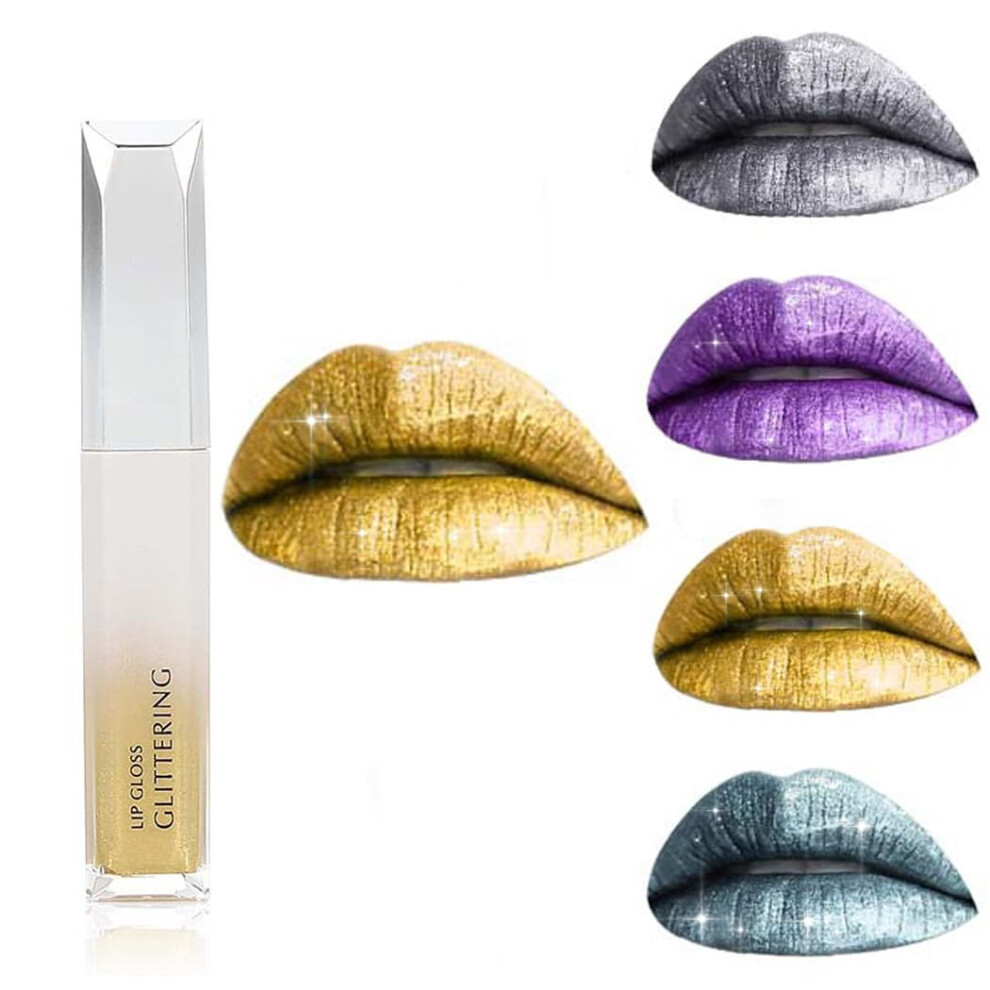 Kilshye Glitter Lipstick Matte Liquid Lipsticks Metallic Lip Glaze High Pigment Lipgloss Long Lasting Waterproof Lip Makeup For Women And Girls Pack O