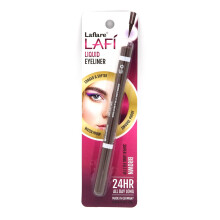 Laflare LAFI Liquid Eyeliner Super Long Felt Tip Long-Lasting Makeup Waterproof & Smudgeproof All Day Long Eye Liner (Brown)