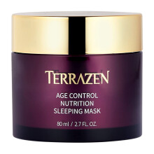 Terrazen Age Control Nutrition Sleeping Mask 2,70 fl.oz. (80 g) Age Control Overnight-Gesichtsmaske mit PHA-PEPTID, pflanzlichem Squalan, feuchtigkeit