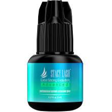 Stacy Lash Extra Strong Evolution Advanced Wimpernkleber (5 ml) / 1 Sek. Trocknung / 6 Wochen Halt / Schwarzer Kleber / Professionelles Zubeh  r
