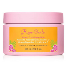 Rizos Curls Vitamin C Haarreparaturmaske, spendet tiefenwirksam Feuchtigkeit und hydratisiert, macht das Haar weich und minimiert Frizz, verleiht troc