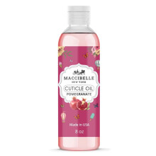 Maccibelle negleb?ndsolie til negle Refill st?rrelse til t?rre revnede negleb?nd (8 ounce granat?ble)