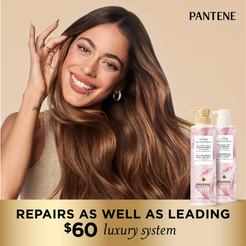 Pantene Pantene Nutrient Blends Miracle Moisture Boost Conditioner mit Rosenwasser, 13,5 oz (2er-Pack) 2