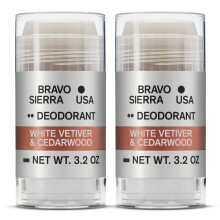 Aluminiumfreies, natrliches Deodorant fr Mnner von Bravo Sierra  Langanhaltender Geruchs- und Schweischutz fr den ganzen Tag  Duft von weiem