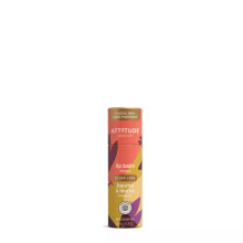 ATTITUDE Plastic-free Lip Balm with Sun Protection SPF 15 EWG Verified Plant- and Mineral-Based Ingredients Vegan and Cruelty-free Mango 0.3 Oz