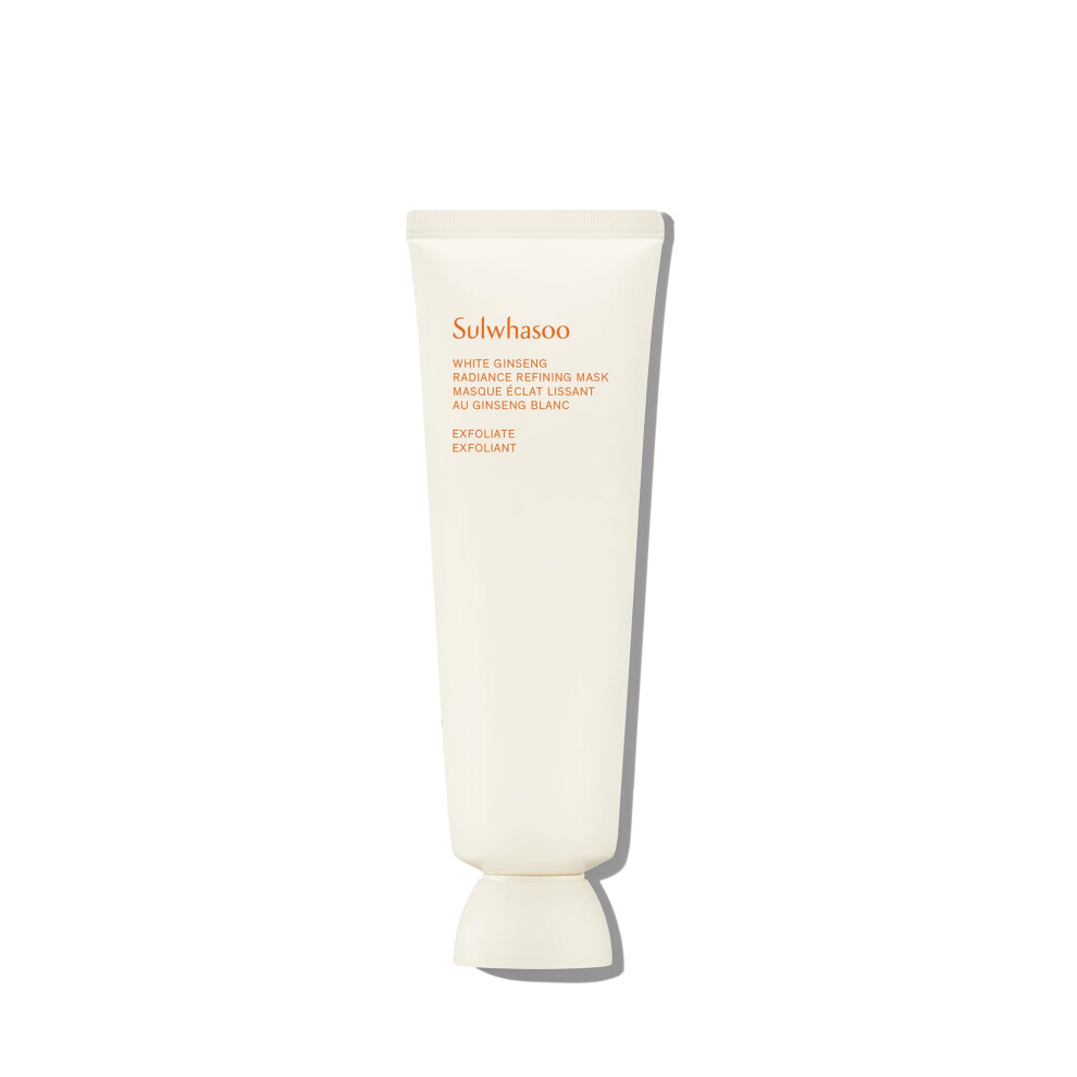 Sulwhasoo White Ginseng Radiance Refining Mask - Korean Skincare Hydrates Smooths & Exfoliates Ginseng And Honey In-Shower 5-Minute Scrub - 4.05 F