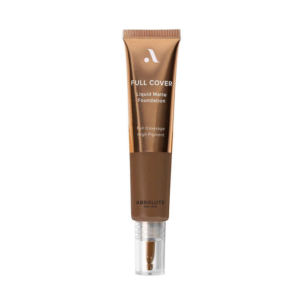 Absol Tny New York Absolute New York Full Cover Liquid Matte Foundation (Warm Mahogany)