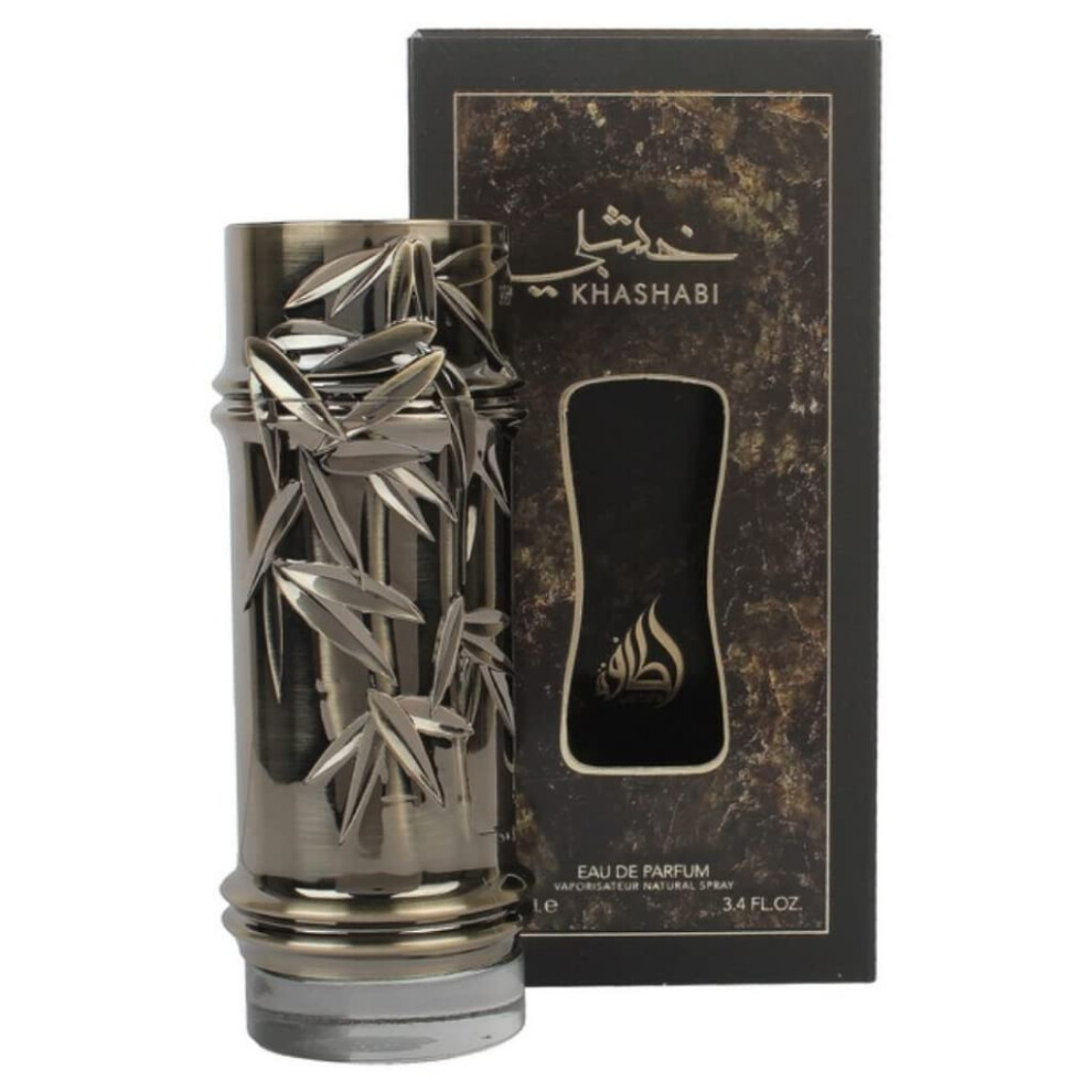 Lattafa Perfumes Khashabi Eau de Parfum Spray pour homme 3,4 onces