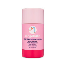 Megababe Daily Deodorant - The Smoothie Deo with Fruit Enzymes  Aluminum-Free  All Natural  2.6 oz