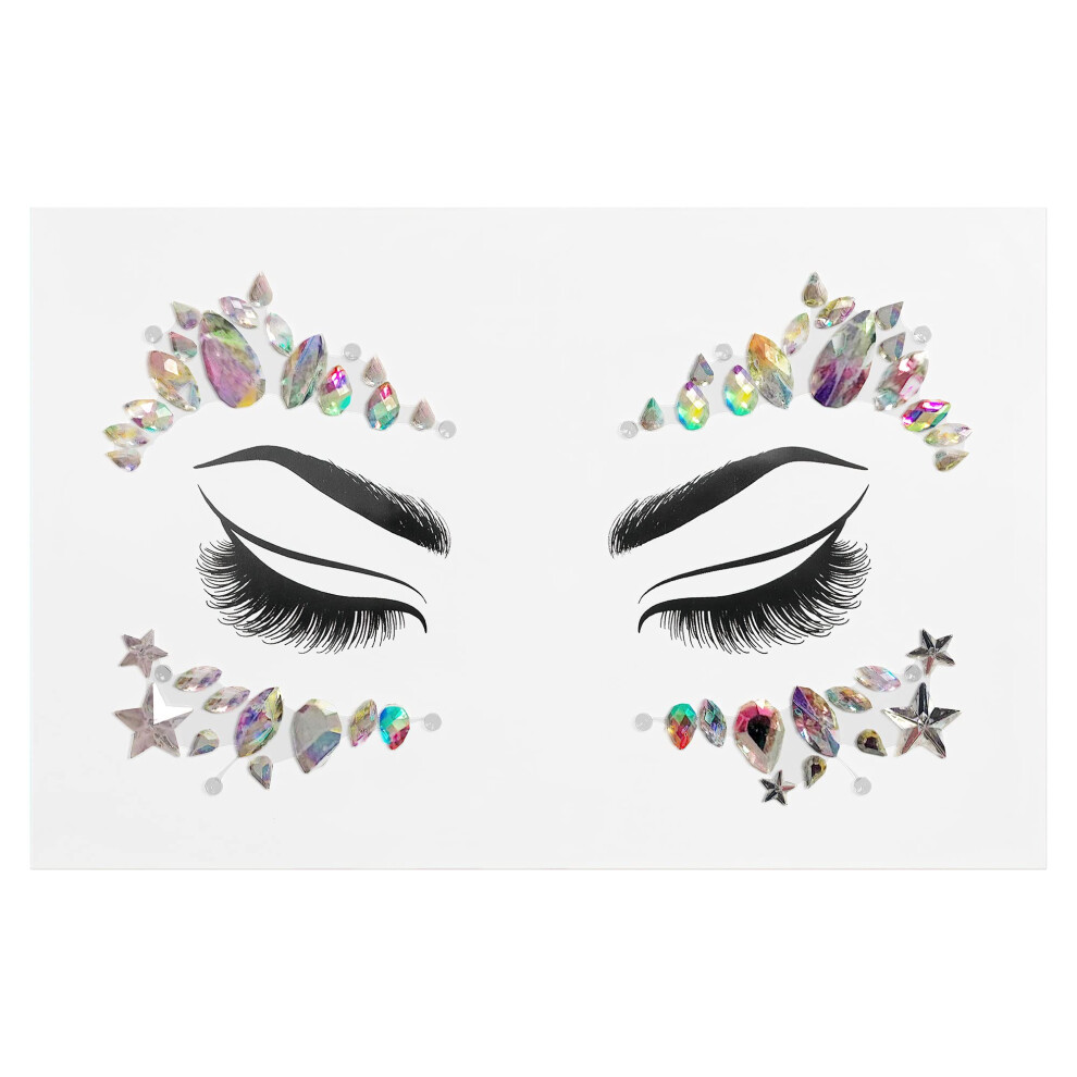 wet n wild Fantasy Makers Gem Face Mask  Face Crystals  Face Jewels  Face Gems  Face Gems  Rhinestone For Party  Fave  Festival  Dress Up  Temporary T