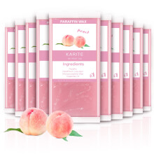 KARITE Paraffine Wax Navullingen, 10 Pack Perzik Geur Paraffine Wax Korrels