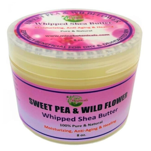 Mine Botanicals Sweet Pea & Wildblumen-Sheabutter 2