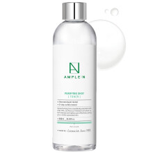 Ample:N Purifying Shot Toner - AHA PHA Pore Refining Toner do twarzy do skry tlustej i tradzikowej - Odswiezajacy, zwezajacy pory Sciagajacy - Usuwa
