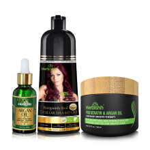 Herbishh After Color Shampoo Combo Contains Hair Color Shampoo Hair Dye 500ml Argan Oil 30ml Pro Keratin And Argan Hair Mask For Hair Straightening