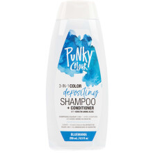 Punky Color 3-v-1 Semi-permanentn kondicionr a vlasov kra Bluemania - osveujc a dlouhotrvajc barva na vlasy 8,5 fl oz.