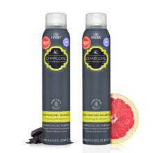 HASK Charcoal Clarifying Dry Shampoo Kits voor alle haartypes, aluminiumvrij, geen sulfaten, parabenen, ftalaten, gluten of kunstmatige kleurstoffen (