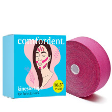 Fita Kinesio Comfordent para lifting de rosto e pescoo - Removedor de rugas no invasivo - Liberao miofascial antirrugas - Linha V para levant