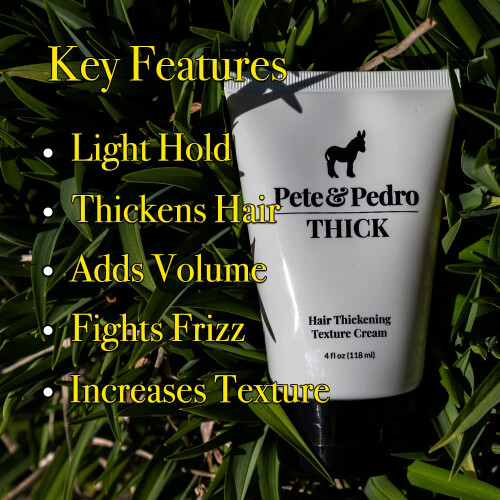 Pete & Pedro THICK - Crema per Capelli con Tenuta Leggera, Volume e Textura | Per Capelli Sottile e Diradati 1