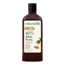 Naturaloe - Reparierendes & Feuchtigkeitsspendendes Shampoo - 100% Vegane Formel mit 40% Aloe Vera Gel + Arganöl
