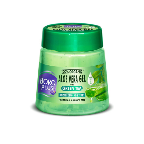 BOROPLUS Τζελ Αλόης Βέρα με Πράσινο Τσάι 200 ml