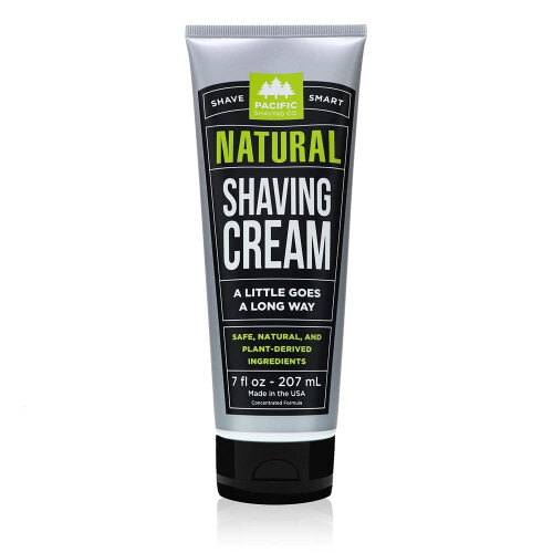 Pacific Shaving Company Φυσική Κρέμα Ξυρίσματος - Σησαμέλαιο + Βιταμίνη E για Ευαίσθητο Δέρμα