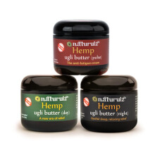 Pakiet Naturulz i oszczedzaj!!! - 3 elementy pakietu Ugli Butter Day Night & Energy. Potezne formuly roslinne z ekstraktem z konopi uprawianych w Ore
