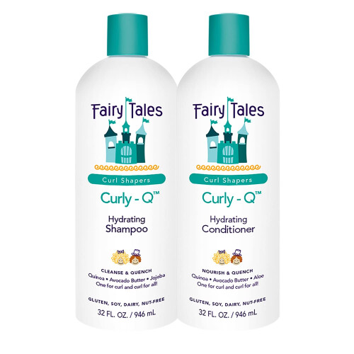 Fairy Tales Curly-Q Σαμπουάν και Μαλακτική για Παιδιά - Σετ 32oz για Σγουρά Μαλλιά