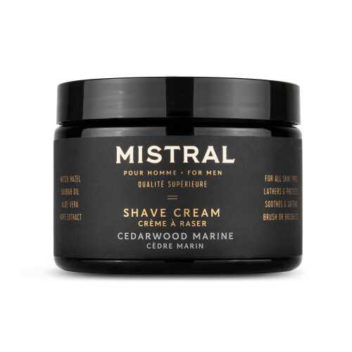 Mistral Rasiercreme Dose Zedernholz Marine 9 Oz.