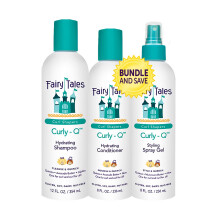 Fairy Tales Curly Q Shampoo & Conditioner Kit voor Krullend Haar - Hydrateert, Ontwart, Definieert Krullen