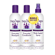 Fairy Tales Shampoo, Balsamo e Spray Detergente Quotidiano per Bambini, Confezione da 3 (340 g) | Prodotto con ingredienti naturali negli Stati U