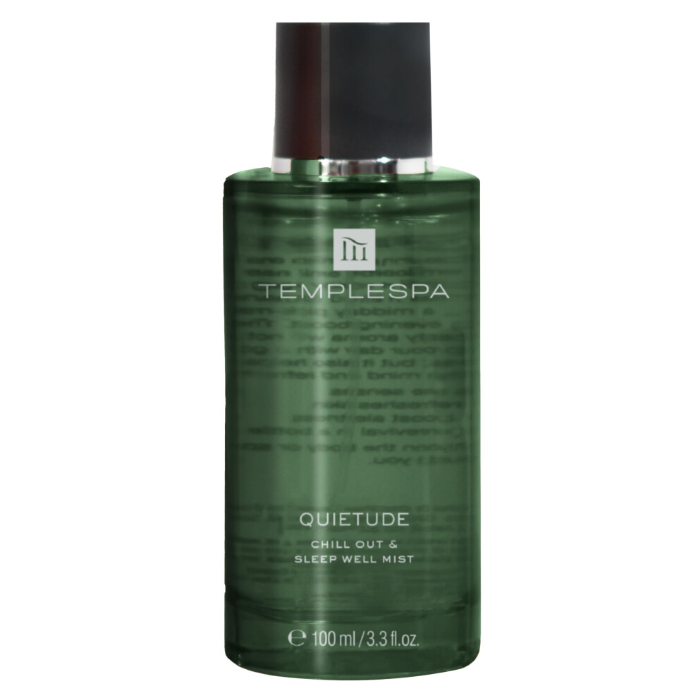 TEMPLESPA | QUIETUDE | Chill Out & Sleep Well Mist - Natural Body Spray  Natural relaxation aid  Lavender  Vetivert  Cedarwood  Chamomile Fragrance  N-image-OPC-PGMBQDB-NEW