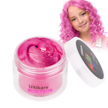 Ideiglenes hajfestk gyerekeknek Pink Ultikare Hair Wax Color Festk Stt Hajra Instant Sznes Hajzsel frizura Viasz Krm Iszap Pomd 3,4 oz lny