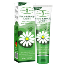 AICHUN BEAUTY Hydraterende gezichts- en lichaamscr?e met collageen Shea Butter Kamille Alo?Vera-extract Parabenenvrij 100 ml 3.38Fl.oz (collageen- en