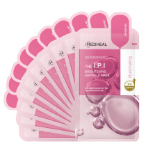 Mediheal Offizielle beste koreanische Blattmaske Nr. 1  IPI-Ampullen-Gesichtsmaske 10 Blatt zur Aufhellung strahlender Haut bei stumpfer Haut mit Ni