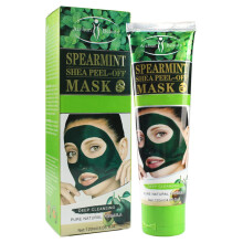 AICHUN BEAUTY Peel-Off gezichtsmasker Diep reinigende olie en vuil Pori? Gezichtshuid Herstellen Vitamine A & E 120ml / 4.05fl.oz (SPEARMINT SHEA PEE