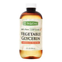 De La Cruz Plantaardige glycerine 100% pure vloeibare glycerine USP-kwaliteit voor haarhuid en doe-het-zelf-projecten 8 FL. OZ.