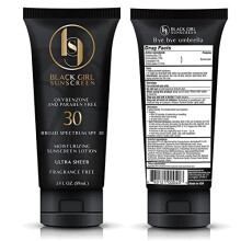 Bissport BlackGirlSunscreen SPF 30 Solcreme - Lavet af kvinder i farver til farvede mennesker - 3 FL OZ