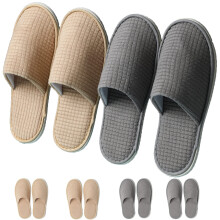 COZYAREA SPA Slippers, 6/12 Paar Wegwerp Slippers voor Gasten, Zachte Hotel Slippers Polar Fleece