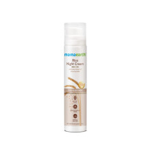 Mamaearth Reiswasser-Nachtcreme mit Niacinamid f r strahlende Haut | Feuchtigkeitsspendende Nachtcreme f r das Gesicht | Alle Hauttypen | 50 g
