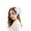 AMYDECOR 8 tommer hvide glitrende glitter-h?rsl?jfer til piger 2