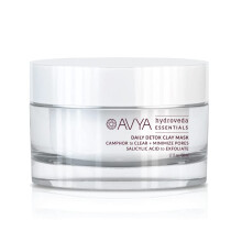 AVYA Hydroveda Essentials Daily Detox Clay Mask (1.7oz) - Bentonite Clay Treatment for Blemishes & Calming Camphor for Inflammation/Remove Impurities