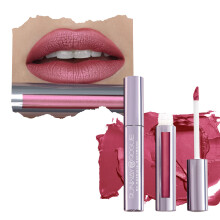 Runway Rogue Silk Glam vloeibare lippenstift Long Wear Frosted Berry-Rose Lipstick First Class