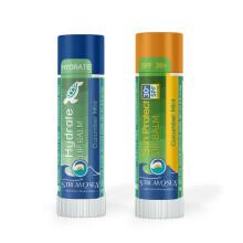 STREAM 2 SEA Cucumber Mint Lip Balm Set Reef Safe SPF 30 and Hydrate Organic Lip Balms Moisturizing Indoor + Sun Protect Outdoor Lip Balm For Beach