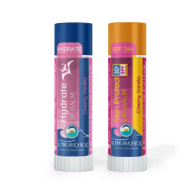 STREAM 2 SEA Cherry Vanilla Lip Balm Reef Safe SPF 30 and Hydrate Organic Lip Balm Set Moisturizing Indoor + Sun Protect Outdoor Lip Balm For Beach