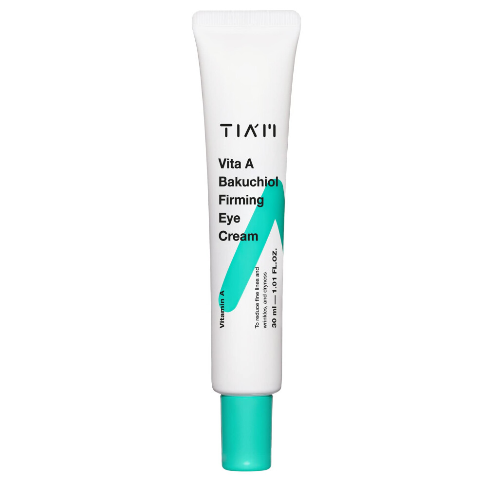Tia'm Vita A Bakuchiol Firming Eye Cream 1.01 Fl Oz Retinol Alternative Anti-Aging Eye Cream For For Wrinkles Dark Circles And Puffiness Fragrance