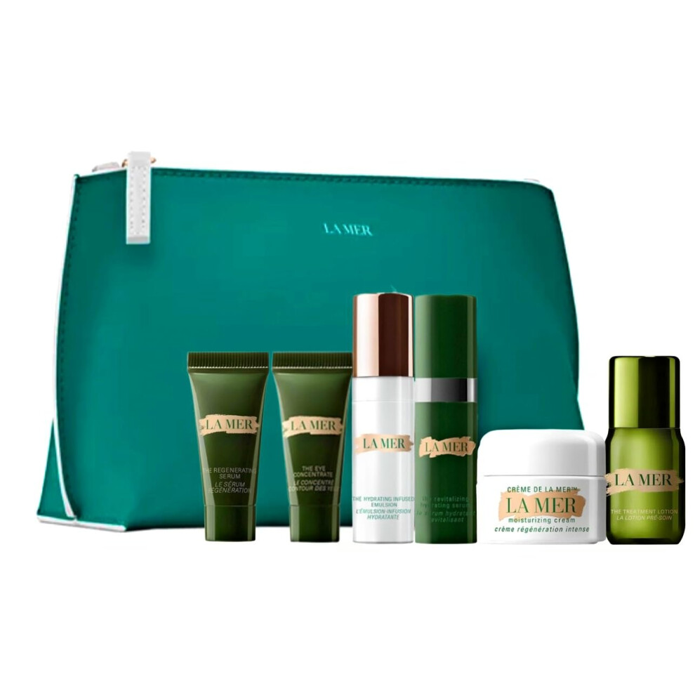 La Mer Skincare Travel Size Gift Set Lifting and Firming Mask  Regenerating Serum  The Eye Concentrate  Treatment Lotion