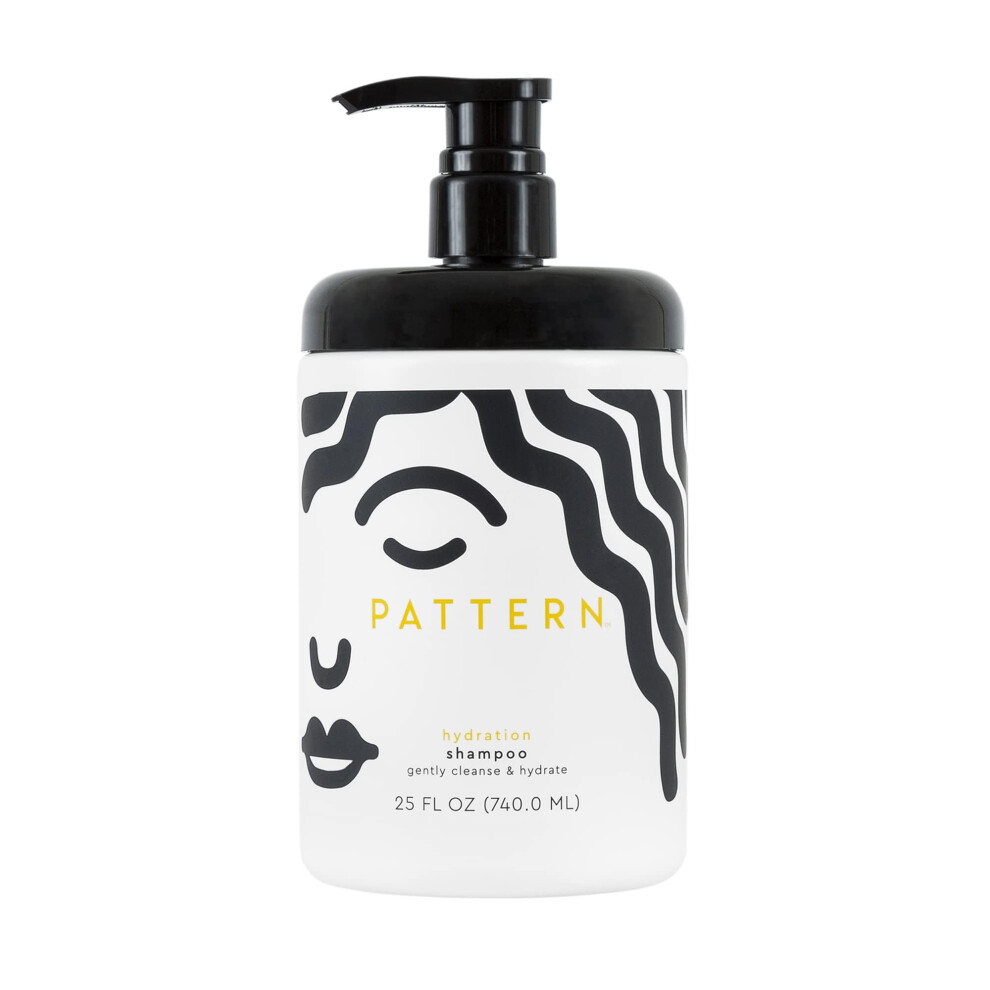 PATTERN Beauty by Tracee Ellis Ross Hydration Shampoo w Honey  Aloe Vera  Biotin and Tea Tree Leaf Oil for Curly Hair 3a-4c  25 Fl Oz