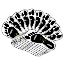 120Pairs(240Feets) Disposable Stick Spray Tanning Feet Pads Perfect for preventing spray tan solution Deluxe & Hygienic Spray Tan Feet Pads-Ideal for